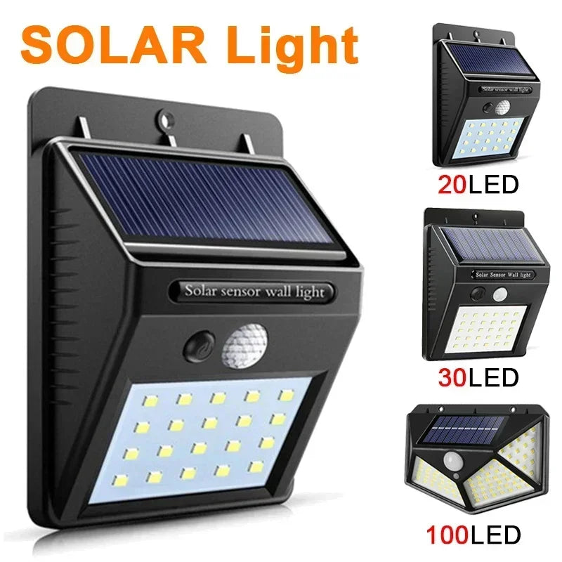 lampe solaire murale noire panneau photovoltaïque led blancs ip65 moderne contrôleextérieur contemporain