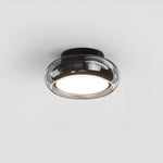 plafonnier moderne verre rouge beige noir transparent led lumineux art décoratif entrée porche