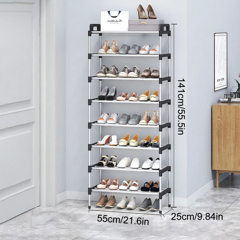 étagère chaussures multifonctionnelle moderne noire rangement livres boîtes serviettes radio organisateur cordonnier domestique