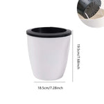 pots fleurs plastique blanc noir modernes auto arrosants hydroponiques succulentes decoration maison