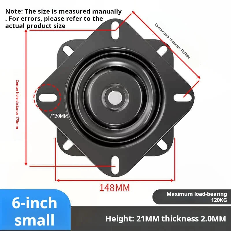 support rotatif universel noir mat moderne pouces thép không nhiễm từ