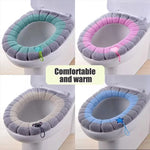couvre siege toilette gris rose bleu violet jaune vert doux chaud adhésif lavable respectueux