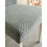 housses chaise moderne bleu rose gris rouge tissu motifs adhésifs polyester coton