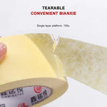 ruban adhésif jaune masquage 50m largeur 1cm 2cm 3cm 4cm 5cm 10cm texture rugueuse