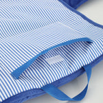 sac maillots bain rayé moderne portable poignées amovibles rouge bleu rose printemps automne enfants