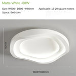 lampe moderne blanche minimaliste acrylique fer métal fixation invisible led chambre
