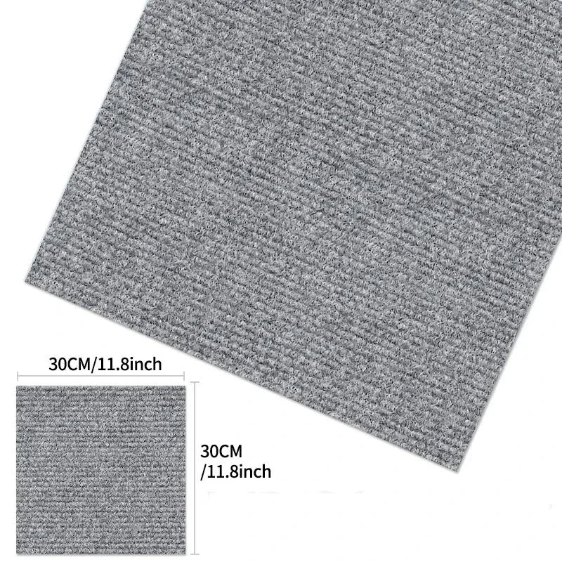 tapis auto adhésifs polyester modernes bleu marine gris beige marron noir tissage texture opacité
