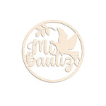 décoration murale bois mi bautizo oiseau feuilles christening party supplies baby baptism gift artisanal