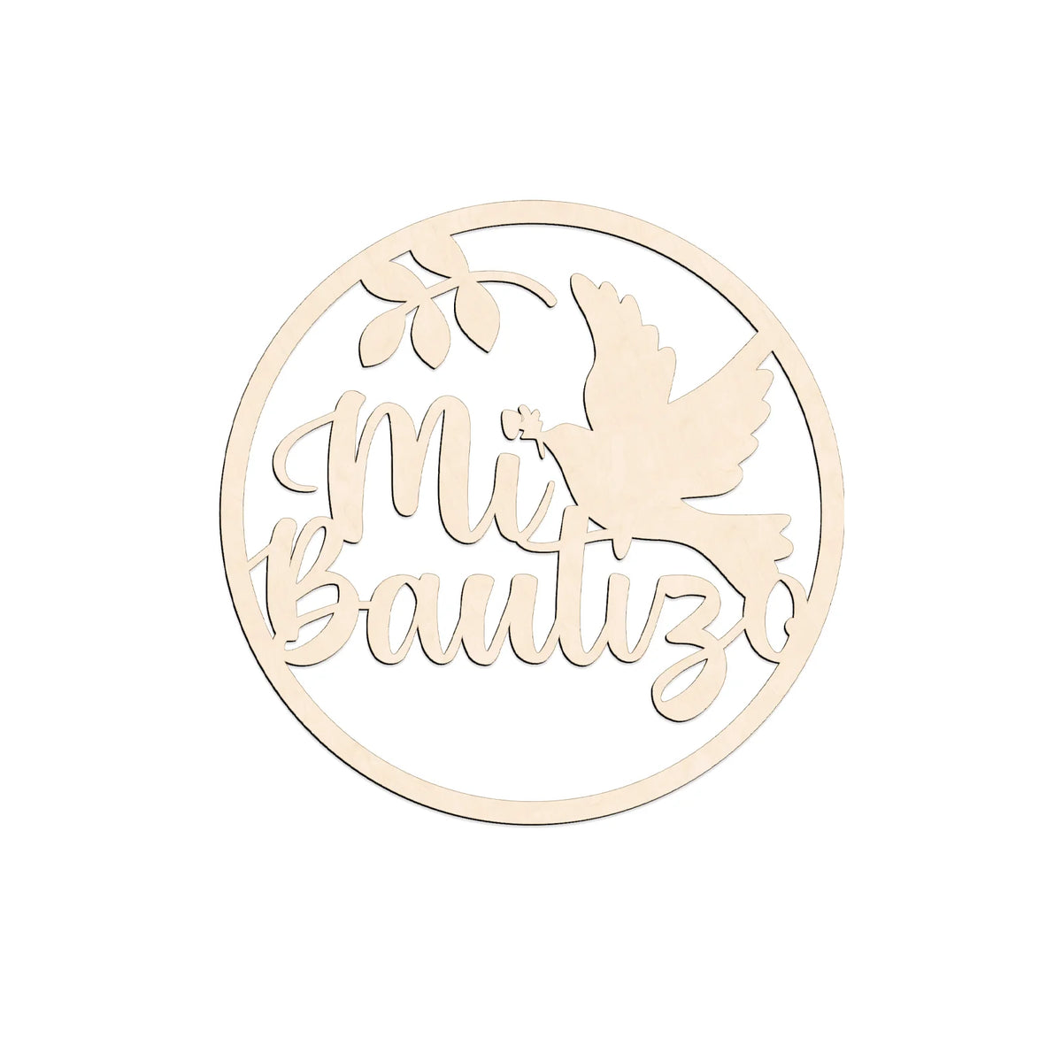 décoration murale bois mi bautizo oiseau feuilles christening party supplies baby baptism gift artisanal