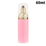 flacons pulvérisation mousse 60ml vert rose noir marron blanc transparent moderne rechargeable