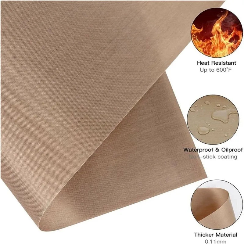 feuille cuisson non stick 30x40cm résistante chaleur moderne réutilisable imperméable resistant huiles
