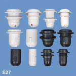 ampoules led e14 e27 blanc noir anneau fixation moderne sans visibilité fixe