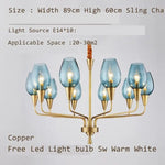 chandelier moderne or verrines transparentes élégant suspension tableaux décorativos