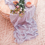 serviette table vert olive rose pâle crêpe plissée décorative rustique bouquets fleurs artificielles tasses