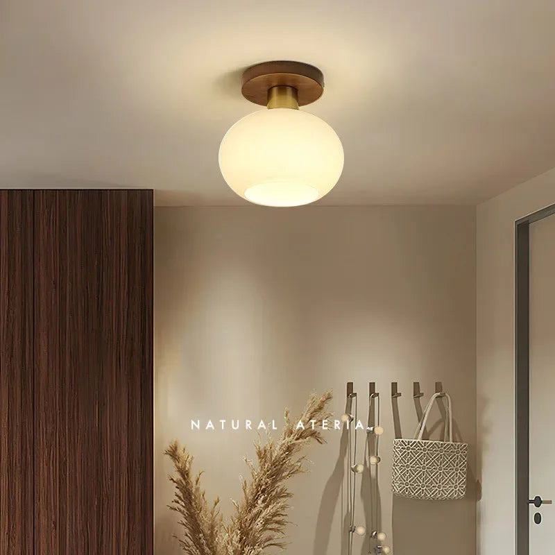 lampe moderne marron doré blanc mat contemporaine éclairage quotidien économique 220V E27