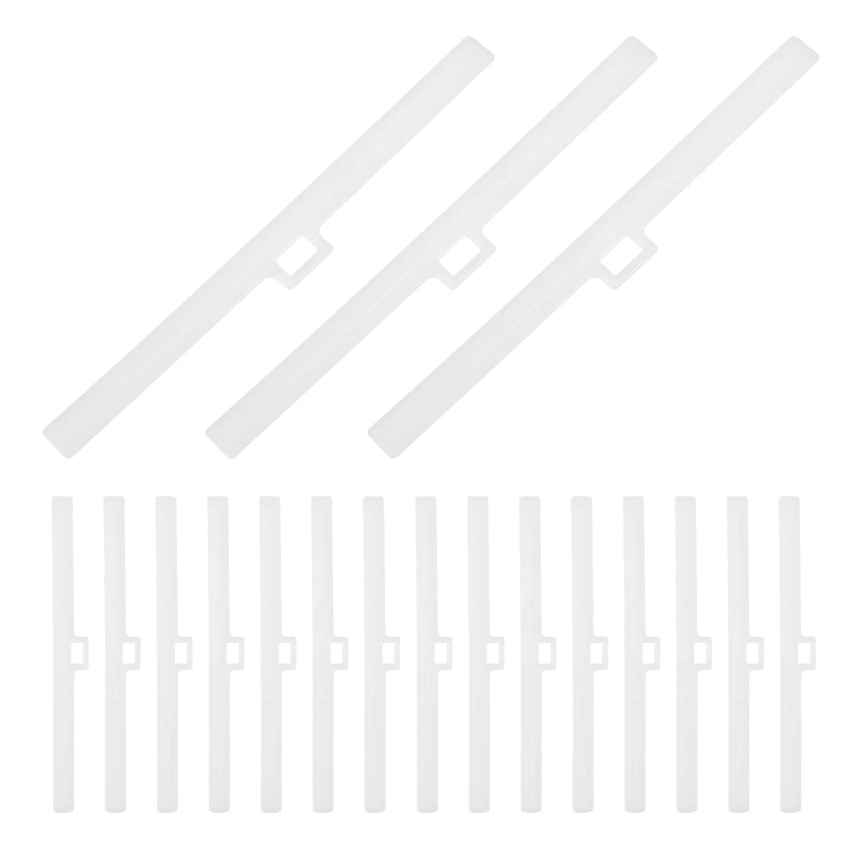 clips rideau blancs modernes réparation stores verticaux accessoires fenêtre fixations lisses sans transparence pack