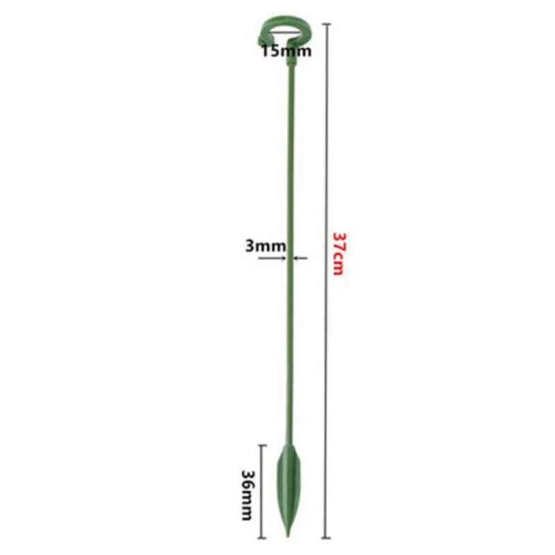 supports plantes tiges vertes modernes 17cm 27cm 37cm 48cm eyelets plastique minimalistes