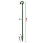 supports plantes tiges vertes modernes 17cm 27cm 37cm 48cm eyelets plastique minimalistes