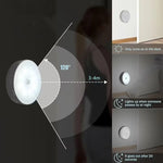 lampe nuit blanc moderne veilleuse détecteur mouvement rechargeable led adhésive chambre escalier