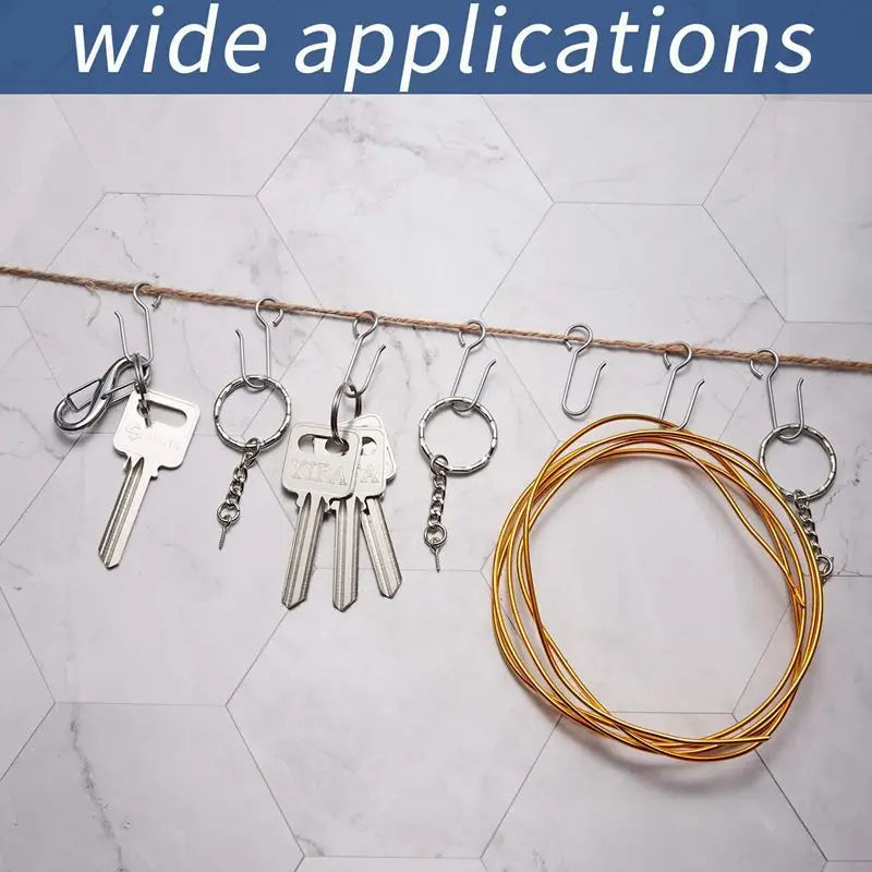 crochets suspension argentés modernes rideaux 30pcs métalliques lisses opaques accessoires rideau