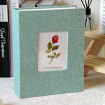 album photo tissu texturé noir gris rouge rose beige vert bleu decoratif floral 22cm