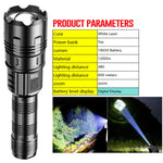 lampe torche led puissante rechargeable panneau solaire intégré lumière intense résistante chocs auto défense