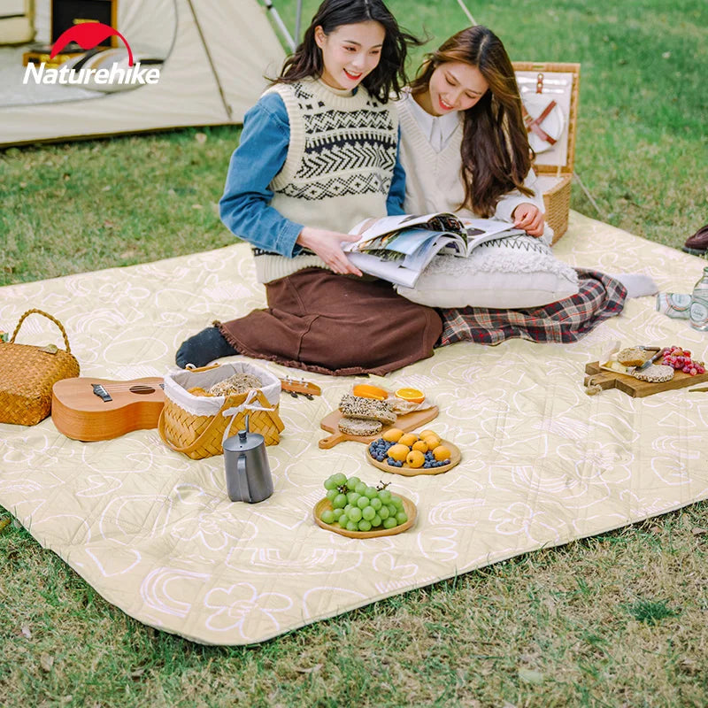 tapis pique nique imperméable motif floral toile veloutée sol moderne portable extérieur plage camping