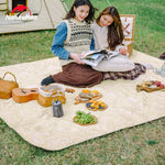 tapis pique nique imperméable motif floral toile veloutée sol moderne portable extérieur plage camping