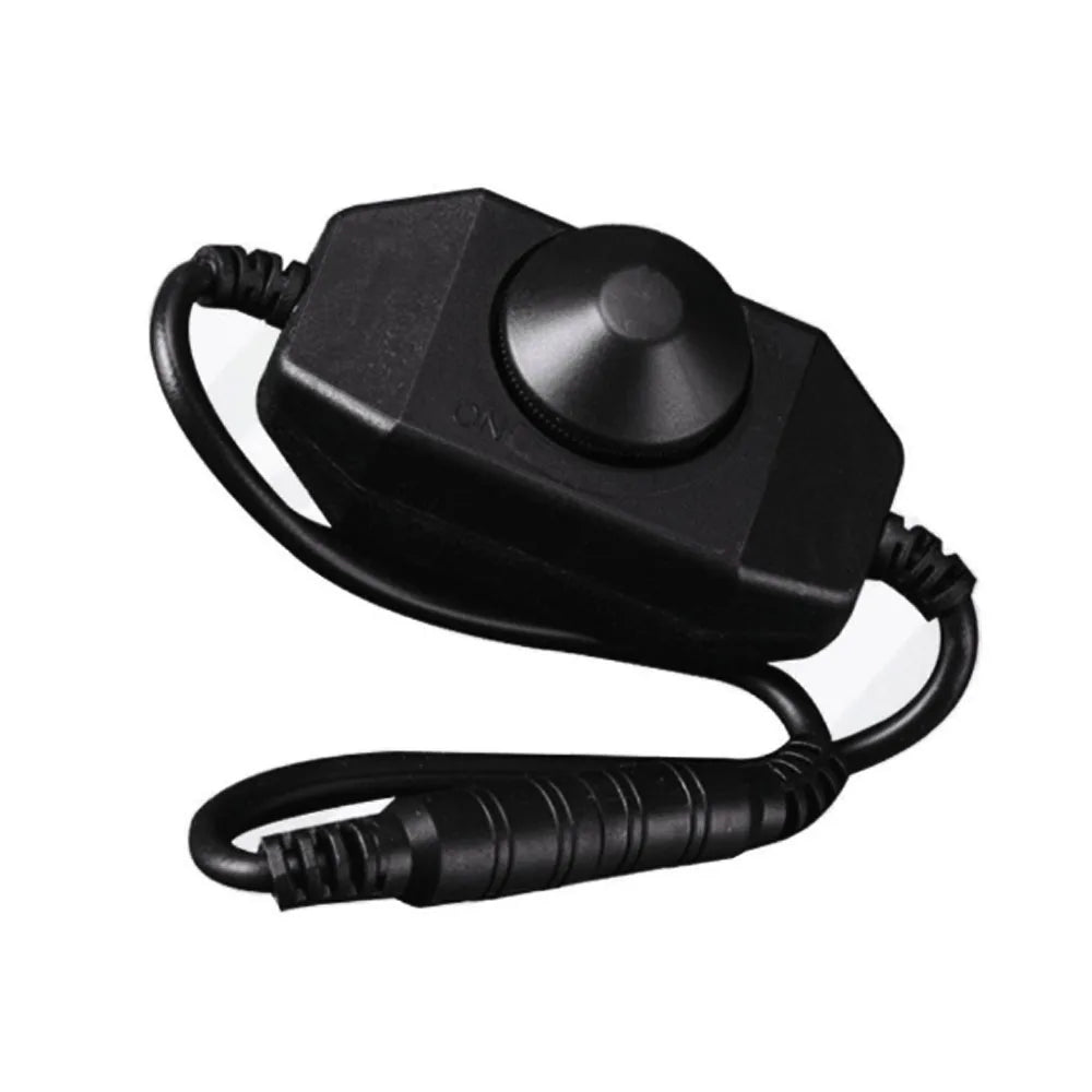 interrupteur rotatif led variateur noir blanc industrielle utilitaire 12v 24w connecteurs electriques cabling spiralé