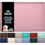 tapis silicone gris nourriture chien chat antidérapant rebord points relief