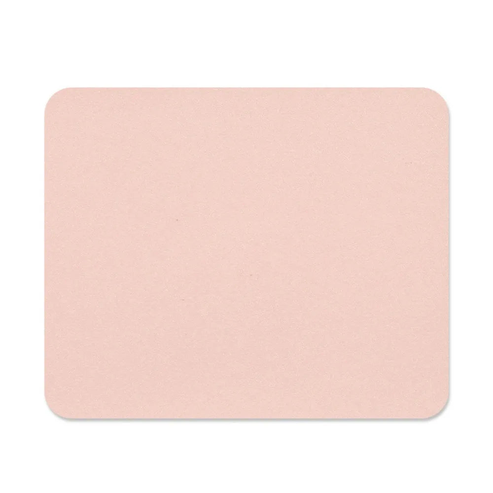 tapis souris cuir résistant antidérapant marron noir gris bleu rose vert moderne minimaliste