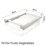 boîtes rangement réfrigérateur transparentes clips extensibles modernes pratique