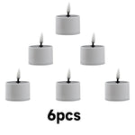 éclairage solaire led bougie blanche moderne sans flamme étanche jardinextérieur autonomepose