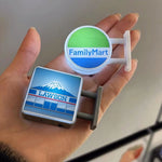 panneau lumineux moderne aimants logos lawson famillymart bleu vert blanc noir adhésif lumineux