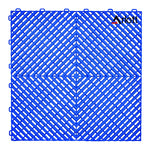 tapis sol modulaires antidérapants bleu noir blanc moderne connecteurs clip système