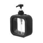 distributeur savon liquide transparent violet noir rose blanc moderne minimaliste rechargeable salle bains cuisine