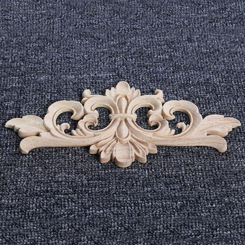 applique murale bois sculpté floral baroque beige opaque decoration interieur