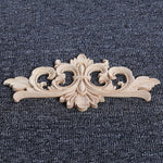 applique murale bois sculpté floral baroque beige opaque decoration interieur