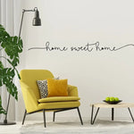autocollant mural lettres sweet moderne noir adhésif décoration intérieure vinyle pvc 8cm 90cm