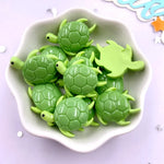 pendants animaux marins résine cartoon bleu vert rose poisson tortue crabe