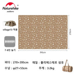 tapis camping imperméable tissu toile beige motif floral moderne durable humide résistantextérieur pique nique