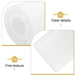 abat jour moderne blanc acrylique table chambre simple accessoire éclairage remplissage opacité finement texturé