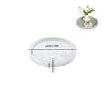 moule silicone plateau rond décoration intérieure vase transparent figurines bohème minimaliste