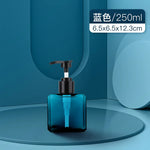 distributeur savon liquide vert foncé 250ml 450ml 650ml moderne minimaliste Pompe pression PETG transparent