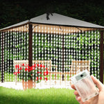guirlande lumineuse led blanc moderne 3m 3m 300 led points lumineux auto batterie non