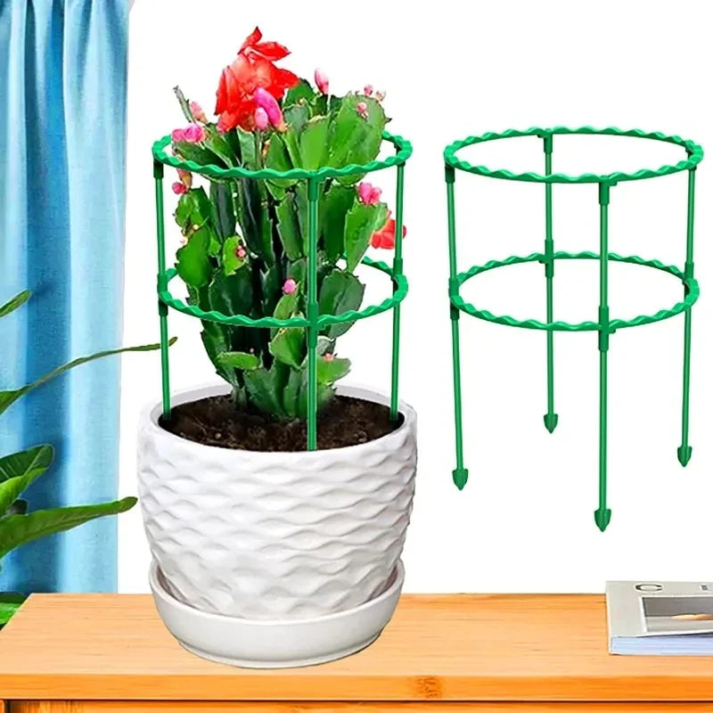 support plante spirale vert moderne clips assemblage facile jardin balcon vert