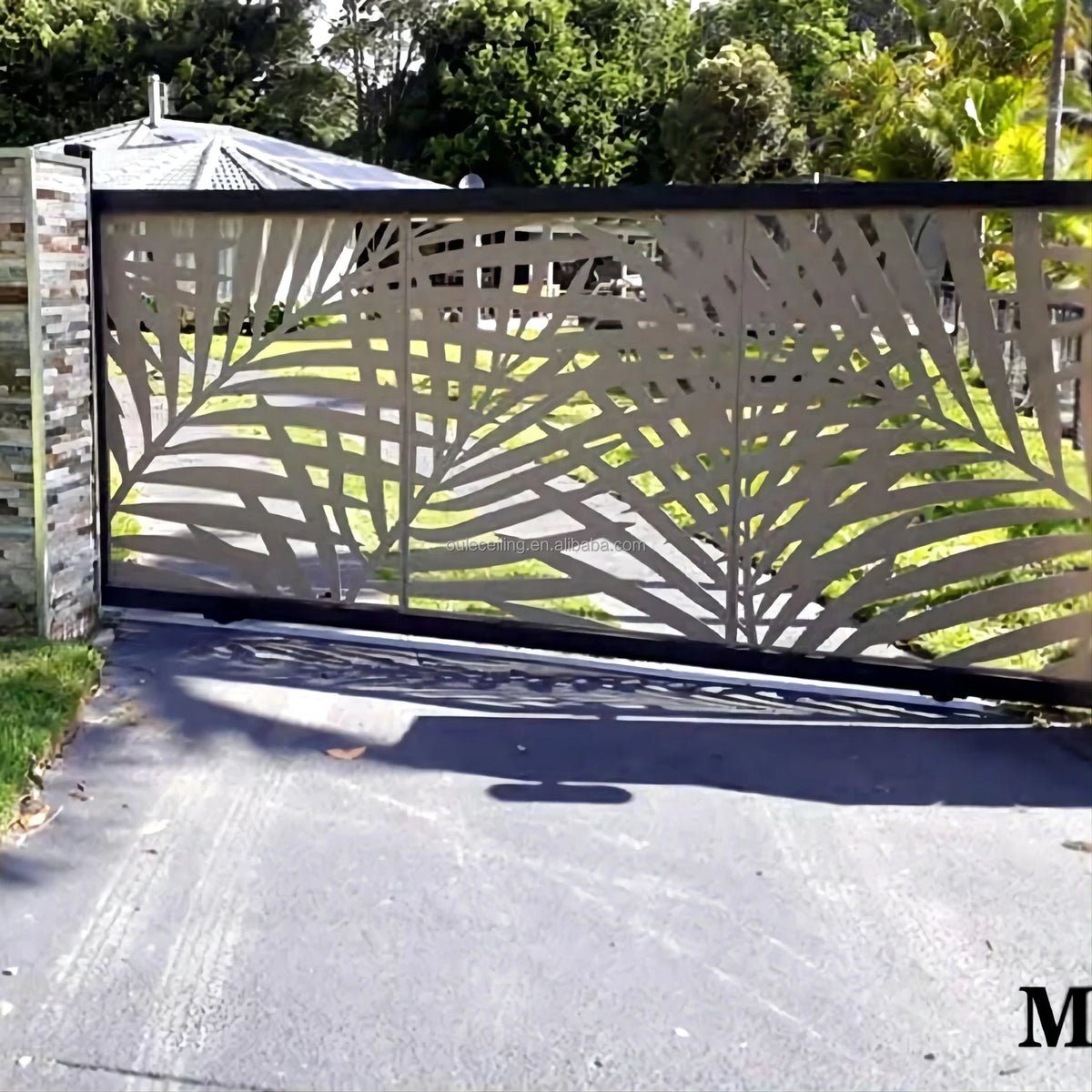 panneau decoratif moderne aluminium gris ajour geometrique contemporain facile respectueux environnement impermeable