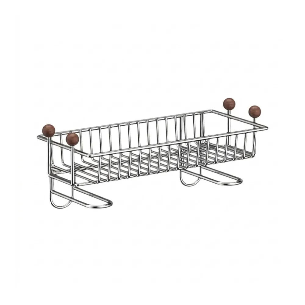 étagère salle bain chrome fileté moderne clips papier toilette serviettes flacons