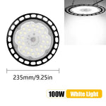 lampe led ufo haute baie super lumineuse blanc moderne atelier garage industrielle 220v ul