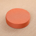 coussin méditation violet bleu gris toile lin amovible lavable yoga durable